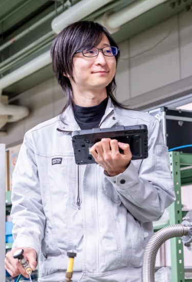 若手のうちから主担当へ。 検査を通じてものづくりを支える